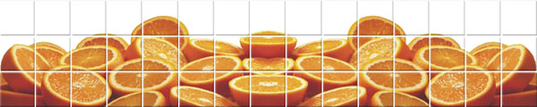 фотоплитка панно апельсин